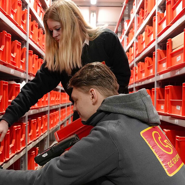 Auszubildende bei der Collin KG in Duisburg