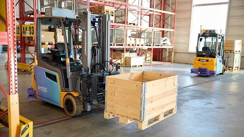 Fahrerloser Gabelstapler