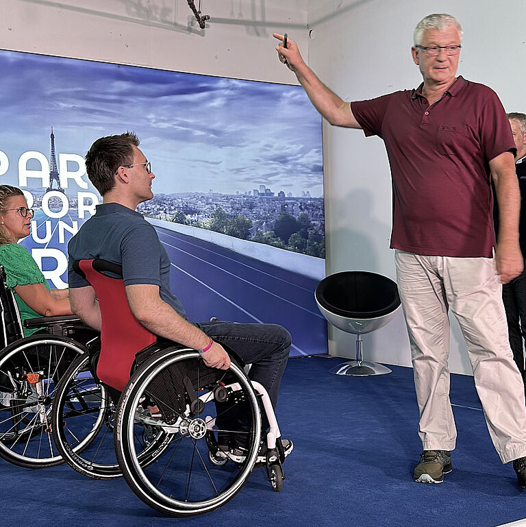 Peter Richarz beim Grundlagentraining