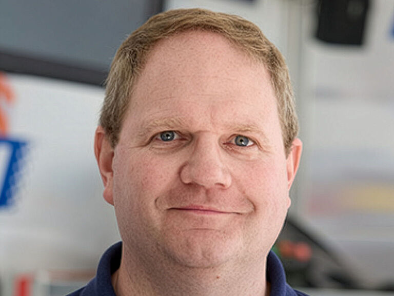 BGHW-mobil_Safetyday-Brenntag-Heilbronn_Christoph Wetzel Porträt von Dr. Christoph Wetzel, BGHW-Experte für Stolper-, Rutsch- und Sturzunfälle