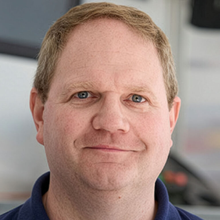 BGHW-mobil_Safetyday-Brenntag-Heilbronn_Christoph Wetzel Porträt von Dr. Christoph Wetzel, BGHW-Experte für Stolper-, Rutsch- und Sturzunfälle