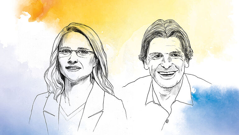 Die Experten Dr. Marlen Cosmar und Markus Hornig