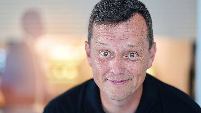 Porträt von Alexander Beuntker, Leiter Logistik Alexander Bürkle