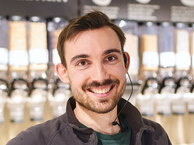 Florian Maertz, Abteilungsleiter Obst & Gemüse im Markt an der Yorckstraße