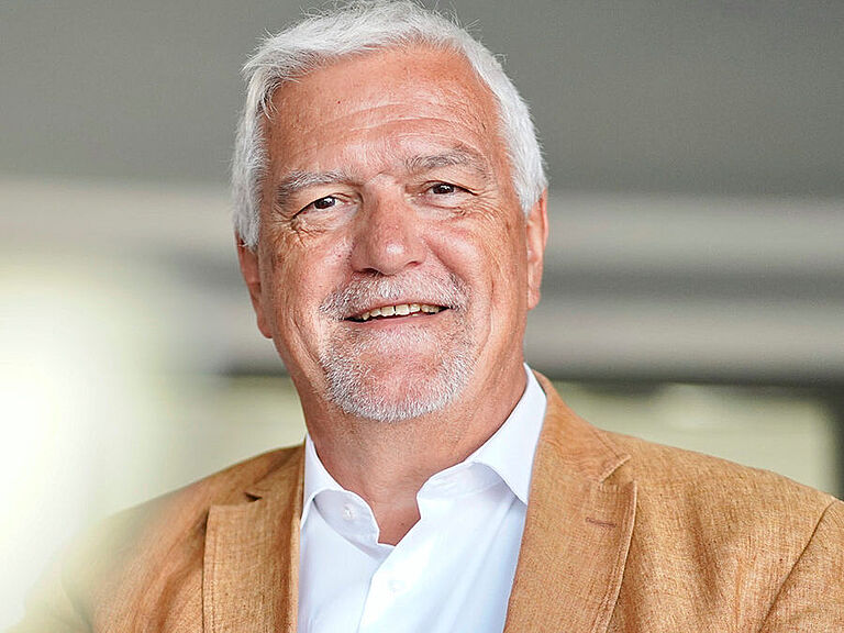 Porträt von Manfred Wirsch, Vorstandsvorsitzender der BGHW-Selbstverwaltung