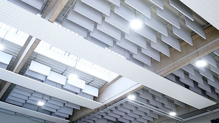 Lärmabsorbierende Schaumstoffplatten