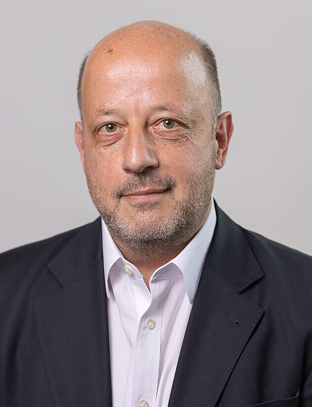 Marcus Gaub, Experte für Flurförderzeuge vom Fachbereich Handel und Logistik der DGUV