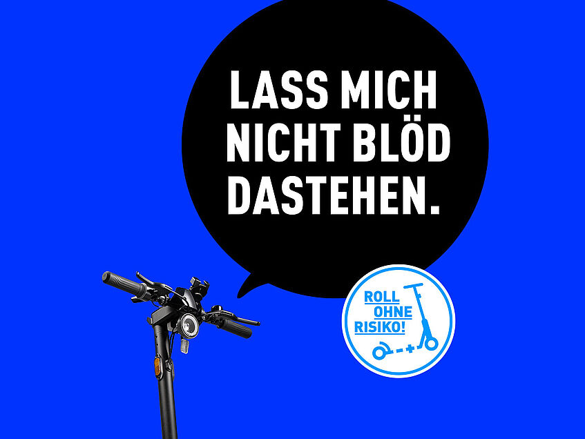 Der Sticker „Lass mich nicht blöd dastehen“