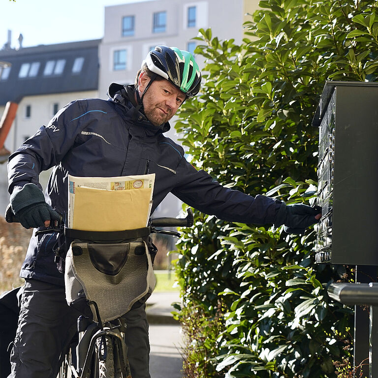 Briefzusteller Frank Jarosch